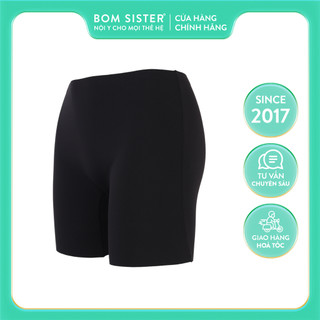 Quần bảo hộ mặc váy không đường may viền chất su, quần chống lộ khi mặc váy đầm gen nhẹ BOM Sister MUQD2602