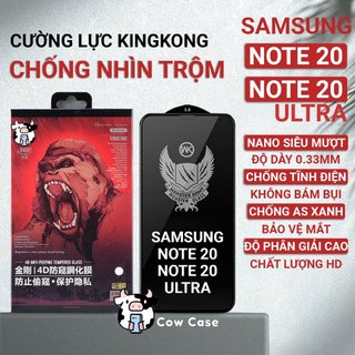Cường lực Note 20 Ultra, Samsung Note 20 5G chống nhìn trộm full màn | Miếng dán kính bảo vệ màn hình cho ss galaxy