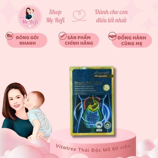 Viên uống hỗ trợ thải độc mỡ nội tạng Vitatree Organ Fat Detox 60 viên Shop Mẹ Rofi