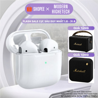 Tai Nghe Bluetooth Pro 4, Tai Nghe Không Dây Nhét Tai Bluetooth 5.0 Bản Quốc Tế Tương Thích Tất Cả Dòng Máy HOT - T