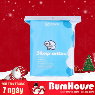 Bông tẩy trang cừu Habaria Sheep Cotton 234 Miếng