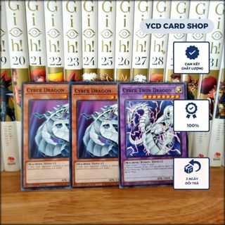 Thẻ bài Yugioh chính hãng set cyber Twin Dragon - Common