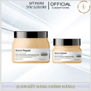 Dầu hấp loreal absolute repair lipidium phục hồi tóc hư tổn 500ml
