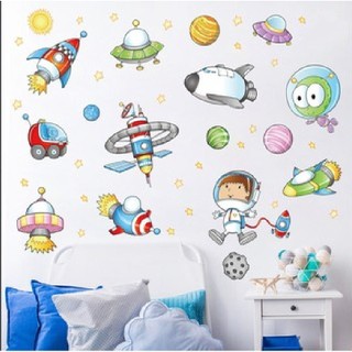 Decal dán tường TÀU 0 GIAN các loại cho bé - Tranh dán tường