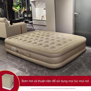 Đệm Hơi Tự Bơm Thông Minh Dùng Ở Nhà Hoặc Đi Cắm Trại Tặng Kèm Gối Và Bơm Điện