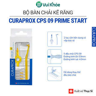 CURAPROX Bộ bàn chải kẽ răng CPS 09 Prime Start | Mã SP 73340450