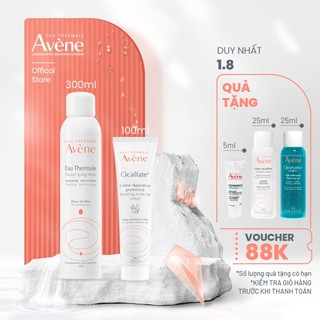 Bộ đôi hồi da tổn thương AVÈNE CICALFATE+ 100ml và xịt khoáng AVÈNE THERMAL SPRING WATER 300ML