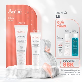 Combo Kem làm lành da nội sinh, ngăn ngừa nhiễm khuẩn Cicalfate+ 100ml + 40ml