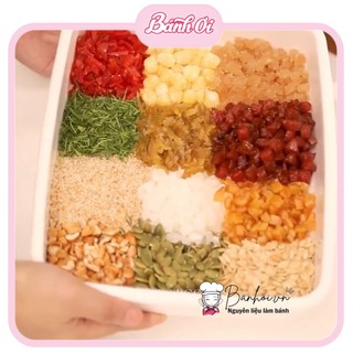 Nguyên liệu làm bánh trung thu thập cẩm, nhân trung thu thập cẩm