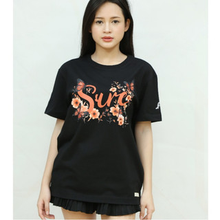 Áo Thun Cotton Unisex Hình Sure Và những Chú Bướm Kết Hợp Bông Hoa Xinh Xắn, Sản Phẩm Chính Hãng