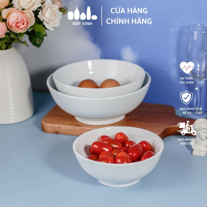 Tô canh trắng trơn - Sứ CK