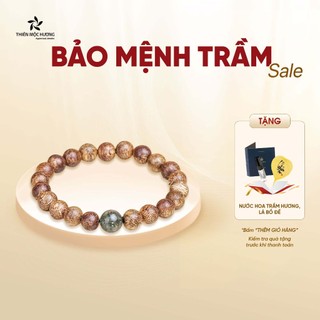 Vòng tay Trầm Hương tự nhiên Bảo Mệnh Trầm - Thiên Mộc Hương - Trầm Tốc Việt Nam thơm dịu nhẹ