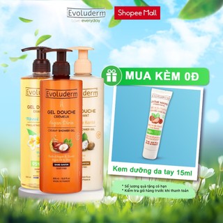 Gel tắm làm sạch da, dưỡng ẩm sâu Evoluderm Gel Douche 500ml