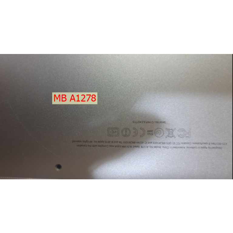Mặt D laptop mbk A1278