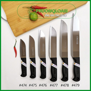 Dao KIWI Thái Lan 199 lưỡi dài 23cm, dao Kiwi Thái Lan cán nhựa đen, cán gỗ, cán nhựa vàng đầy đủ các size siêu sắc
