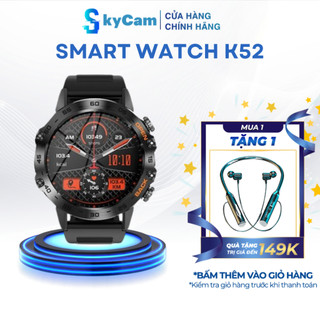 Đồng hồ thông minh K52 Smartwatch theo dõi sức khỏe Đồng hồ điện tử nghe gọi Bluetooth GAGAY