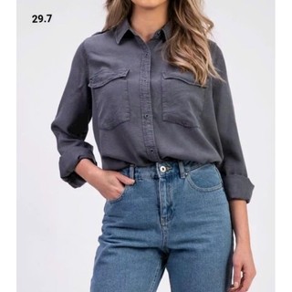 Áo sơmi kaki jeans nữ hàng xuất dư xịn