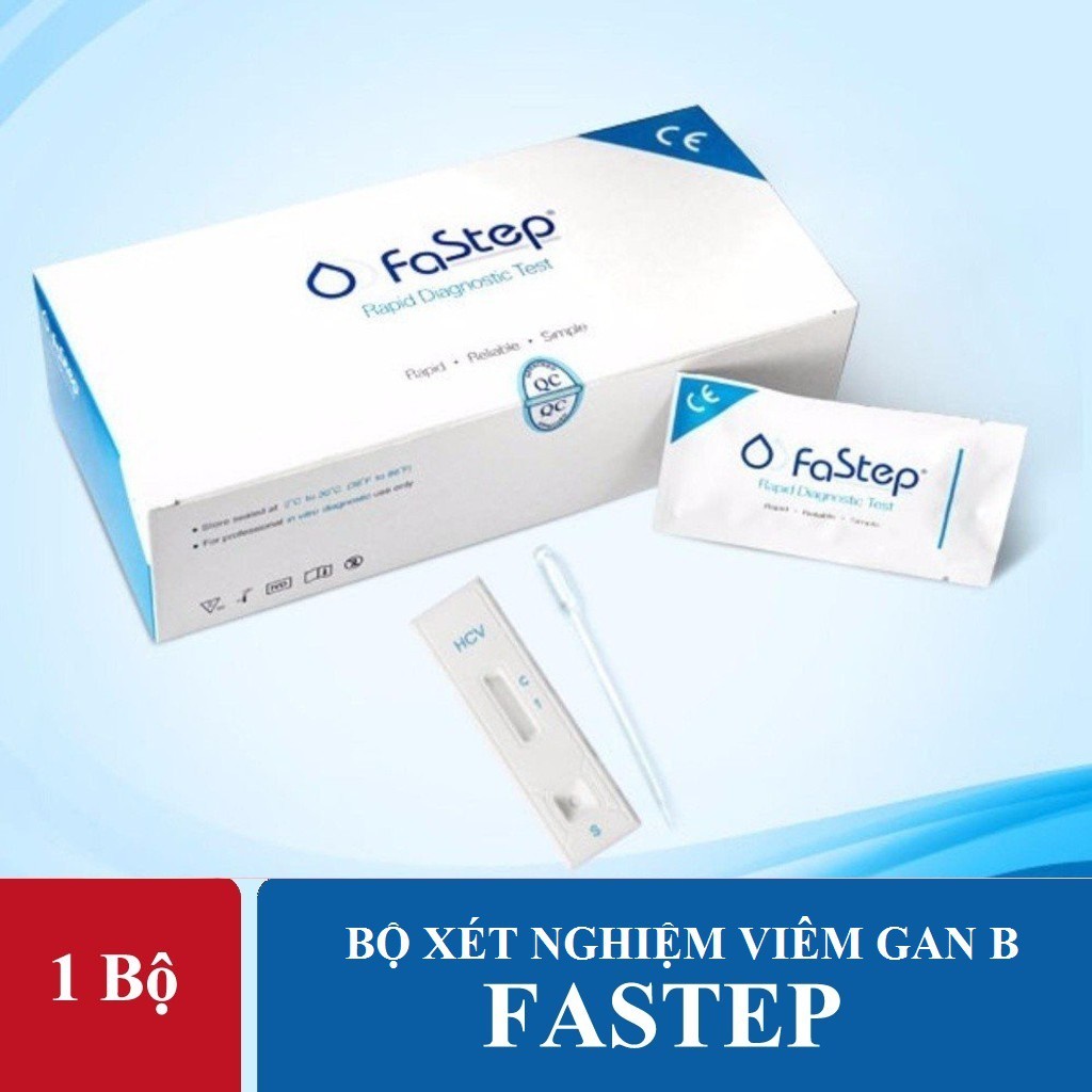 [FULL HỘP] Que test Viêm Gan B FASTEP - Test HBSAG tại Nhà, Dễ Làm, Kết Quả Chính Xác, Que Test HBSAG Của Mỹ
