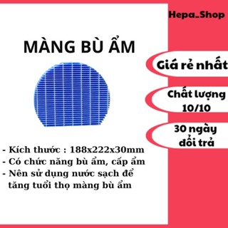 Màng bù ẩm cho máy lọc không khí sharp KC-40, KC-45, KC-50, KC-65, KC-70, KC-500...