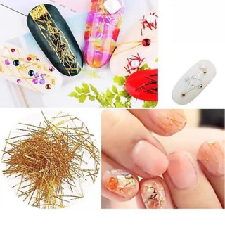 Set nhũ sợi trang trí móng 12 màu