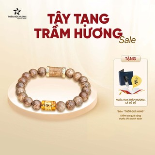 Vòng tay trầm hương tự nhiên Tây Tạng - Thiên Mộc Hương - Việt Nam tự nhiên, thơm dịu nhẹ