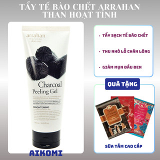 Tẩy Tế Bào Chết Arrahan Than Hoạt Tính, Arrahan Charcoal Peeling Gel, Tẩy Da Chết Dưỡng Trắng Da