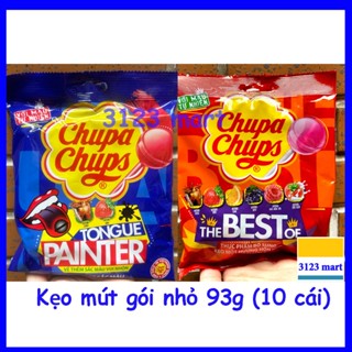 (SỈ từ 3,10 gói) Gói nhỏ 10 cái kẹo mút trái cây/ dâu cola Chupa Chups Alpenliebe