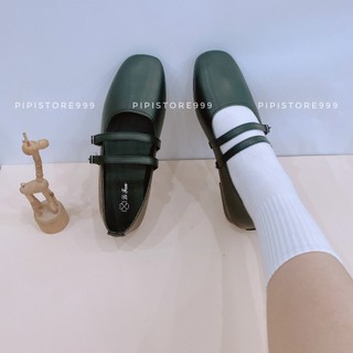 Giày Búp Bê MarryJane Phong Cách Cổ Điển 2 Quai Basic G044
