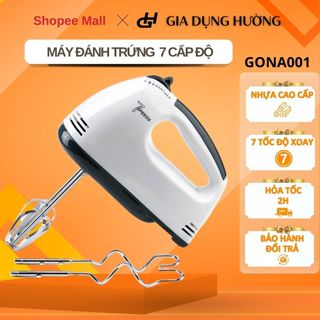 Máy Đánh Trứng Cầm Tay SCARLETT 7 Tốc Độ GONA - Thiết Kế Nhựa ABS Siêu Bền, Tiết Kiệm Thời Gian - GONA001
