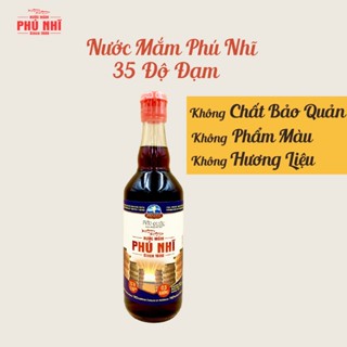  Nước mắm cao độ đạm Phú Nhĩ 35 độ đạm chai 500ml nước mắm đặc sản Phú Quốc 
