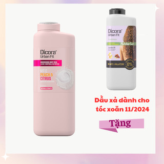 Sữa dưỡng thể Dicora Urban Fit Citrics & Peach Vitamin C 400ml - BioTopcare Official