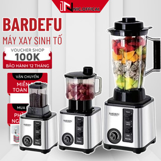 Máy Xay Sinh Tố Công Nghiệp BARDEFU 3 Cối Xay 5000W Hàng Chính Hãng, Xay Đa Năng Siêu Khoẻ, Bảo Hành 12 Tháng