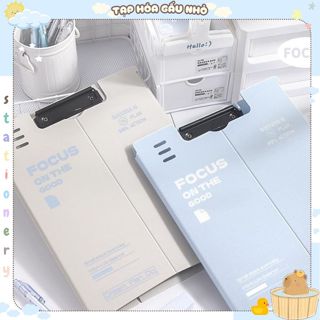  File Tài liệu  Bìa trình ký đựng tài liệu A4 2 mặt FOCUS ON THE GOOD tiện lợi  Taphoagaunho  