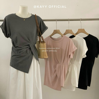 Kayy. áo pull vặn eo tay gập _ a8934