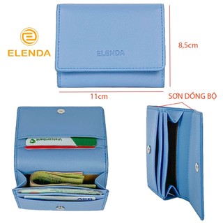 Ví nữ mini thời trang Elenda nhiều ngăn, nắp gập dáng đẹp, độ bền cao và tiện lợi : VIE006