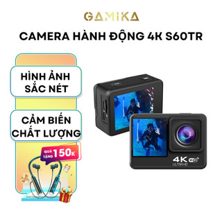 Camera hành động 4K S60TR hình ảnh sắc nét, máy ảnh mini đa chức năng cảm biến chất lượng cao GAGAY