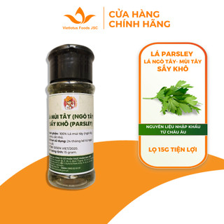 Lá Parsley mùi tây (ngò tây) sấy khô Túi Zip tiện lợi - Nhập khẩu chuyên dụng cho các món Âu