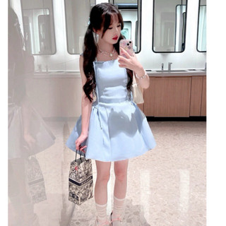 BLUE SKY DRESS Đầm xinh xắn phong cách ulzzang Sam sam Boutique