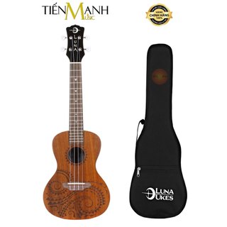 [Chính Hãng] Đàn Ukulele Luna Tattoo Concert Uku Gỗ Mahogany Size 23 UKE TC MAH - Kèm Bao Đựng
