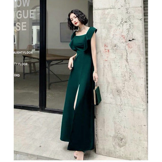 Đầm lụa TRIPBLE T DRESS xẻ đùi dễ thương - Size M/L/XL/XXL