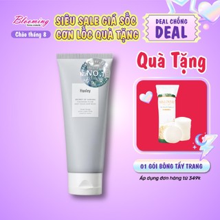 Sữa rửa mặt làm sạch chuyên sâu dạng bọt Huxley Cleansing Foam Deep Clean, Deep Moist