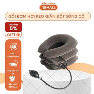 Gối bơm hơi kéo giãn đốt sống cổ Daily Mag [Cao su tự nhiên]