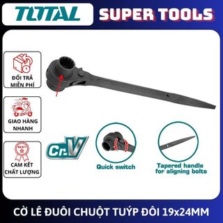 Đồ nghề total cờ lê đuôi chuột tuýp đôi 19x24mm thtrsw19241