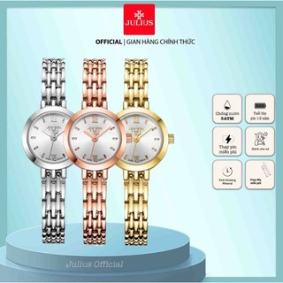 Julius Official | Đồng hồ nữ Julius JA-770 dây thép size 20