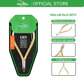 Kềm Cắt Da Bán Nguyệt Thép Chuyên Dụng Mạ Vàng KỀM NGHĨA D.507V