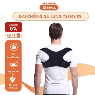 Đai Chống Gù Lưng Posture Supporter PS (Yesme) [Tặng kèm 02 tấm trợ lực]