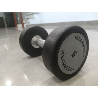 Viên tạ tay cao su nhập khẩu technogym 5kg.