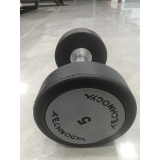 Viên tạ tay cao su PU chất lượng cao nhập khẩu technogym 5kg
