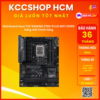 Mainboard asus tuf gaming z790-plus wifi ddr5 - chính hãng bảo hành 36 tháng