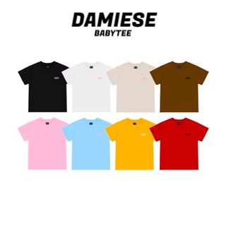 ÁO THUN NỮ BABYTEE LOGO THÊU NỔI 3D DAMIESE COTTON 250GSM